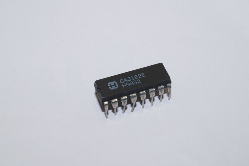 Intersil CA3162E A/D Converter IC - 3-Digit Display Driver, DIP16 Package